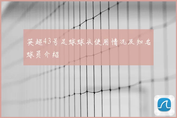 英超43号足球球衣使用情况及知名球员介绍