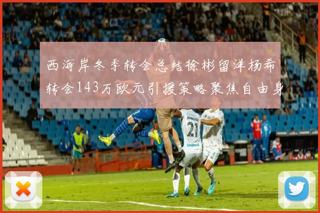 西海岸冬季转会总结徐彬留洋杨希转会143万欧元引援策略聚焦自由身球员